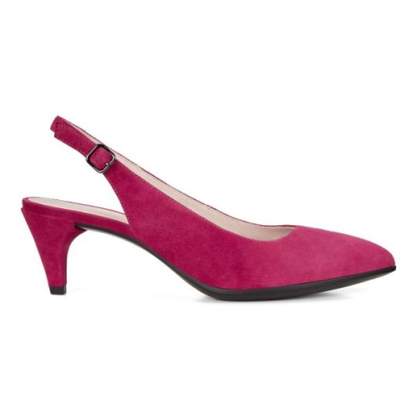 ECCO SHOES -SHAPE 45 POINTY SLEEK SLINGBACK WOMEN'S PUMP-SANGRIA