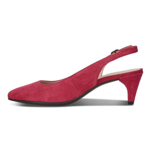 ECCO SHOES -SHAPE 45 POINTY SLEEK SLINGBACK WOMEN'S PUMP-SANGRIA