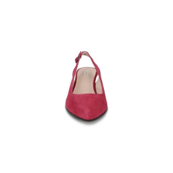 ECCO SHOES -SHAPE 45 POINTY SLEEK SLINGBACK WOMEN'S PUMP-SANGRIA