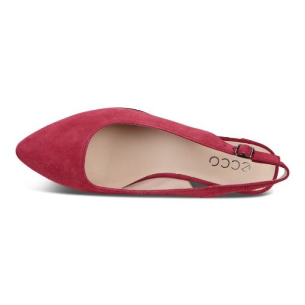 ECCO SHOES -SHAPE 45 POINTY SLEEK SLINGBACK WOMEN'S PUMP-SANGRIA