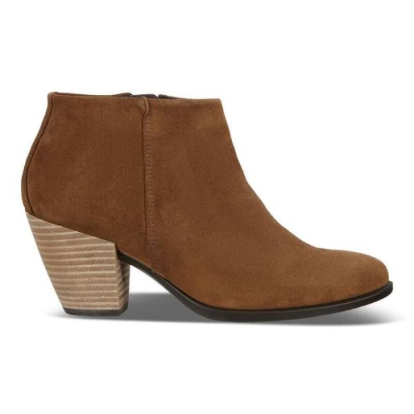 ECCO SHOES -SHAPE 55 WOMEN'S WESTERN BOOT-CAMEL