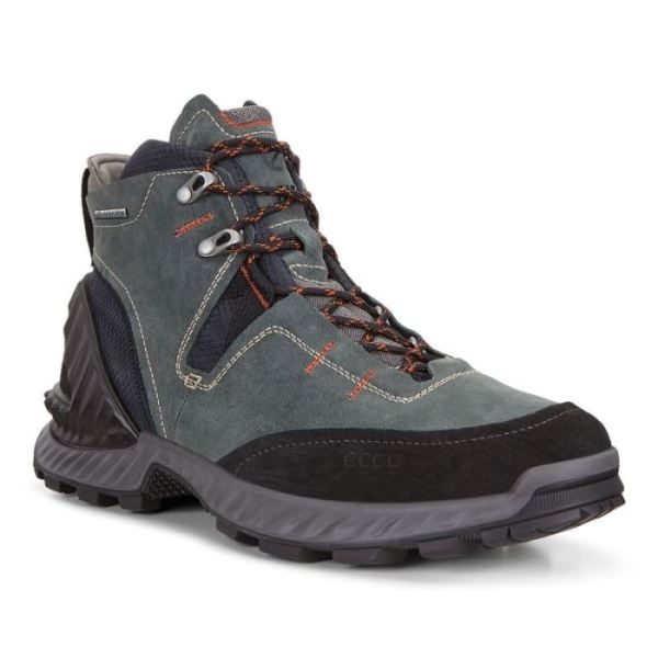 ECCO SHOES -EXOHIKE MEN'S MID GTX-BLACK/LAKE
