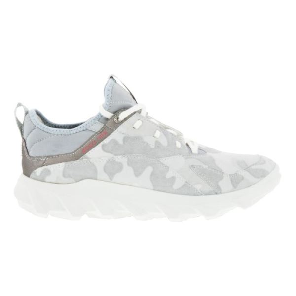 ECCO SHOES -MX WOMEN'S LOW-WHITE/SILVER GREY