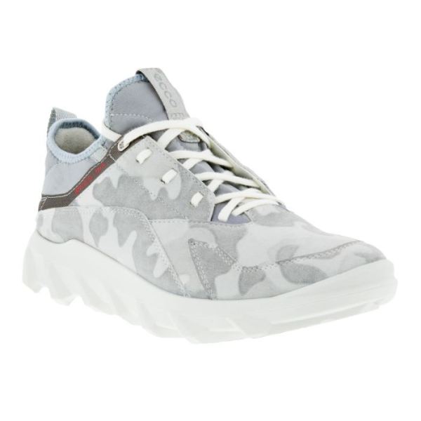 ECCO SHOES -MX WOMEN'S LOW-WHITE/SILVER GREY