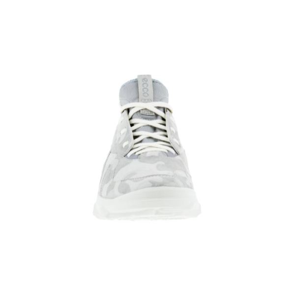 ECCO SHOES -MX WOMEN'S LOW-WHITE/SILVER GREY