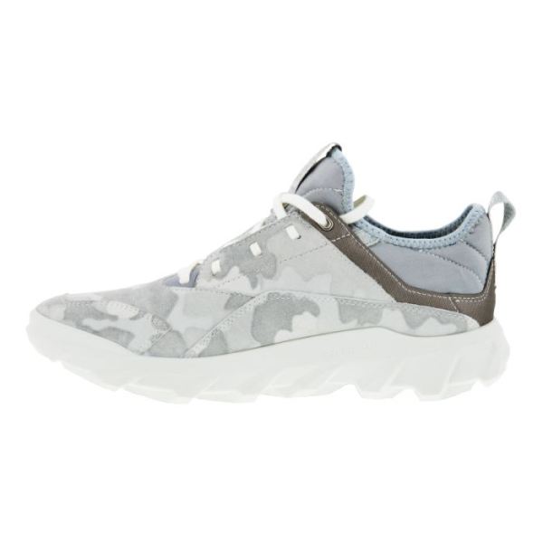 ECCO SHOES -MX WOMEN'S LOW-WHITE/SILVER GREY