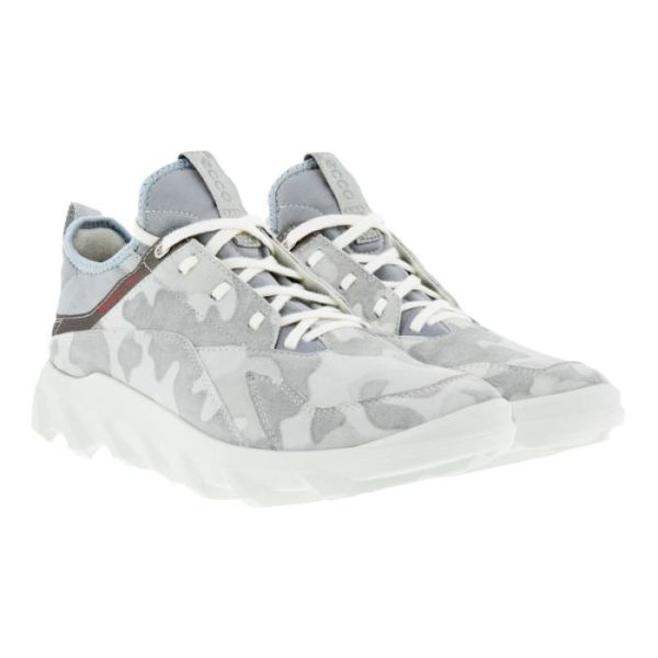 ECCO SHOES -MX WOMEN'S LOW-WHITE/SILVER GREY
