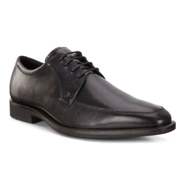 ECCO SHOES -CALCAN APRON MEN'S TOE TIE-BLACK