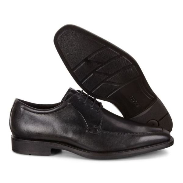 ECCO SHOES -CALCAN APRON MEN'S TOE TIE-BLACK