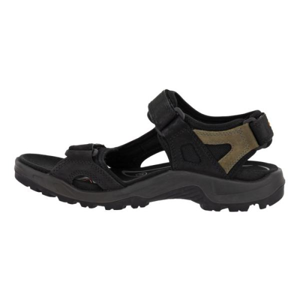 ECCO SHOES -WOMEN&RSQUO;S YUCATAN SANDAL-BLACK/MOLE/BLACK