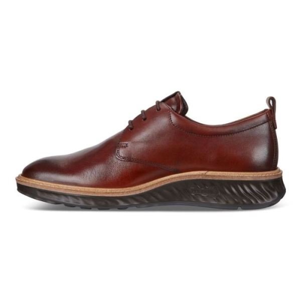 ECCO SHOES -ST.1 HYBRID MEN'S PLAIN TOE-COGNAC