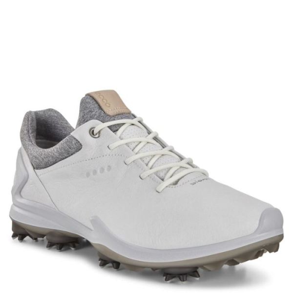 ECCO SHOES -MEN'S BIOM G 3 GOLF SHOE-SHADOW WHITE