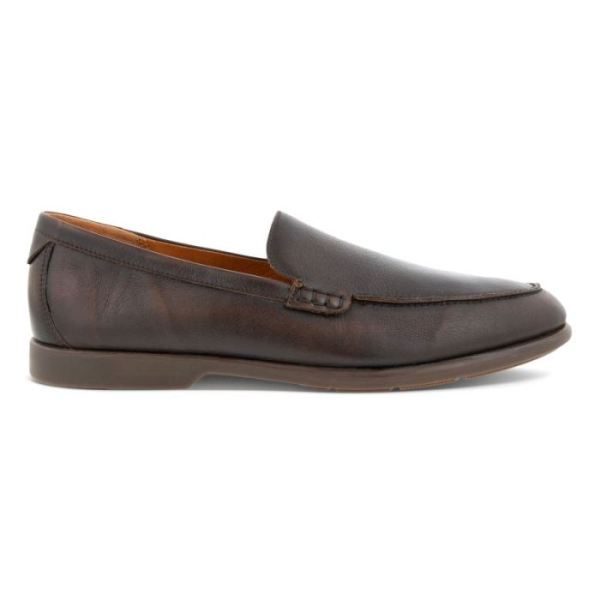 ECCO SHOES -CITYTRAY LITE MEN'S SLIP-ON-COCOA BROWN