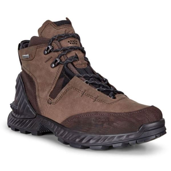ECCO SHOES -EXOHIKE MEN'S MID GTX-MOCHA/COCOA BROWN