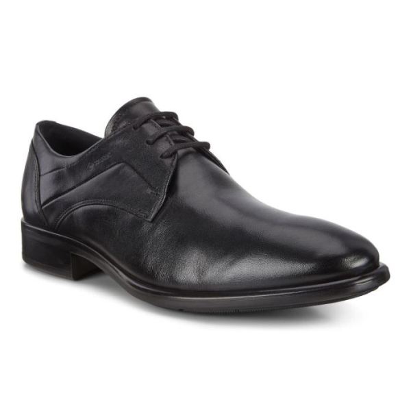 ECCO SHOES -CITYTRAY MEN'S PLAIN TOE GTX-BLACK