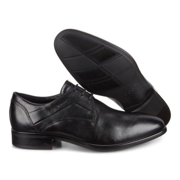 ECCO SHOES -CITYTRAY MEN'S PLAIN TOE GTX-BLACK