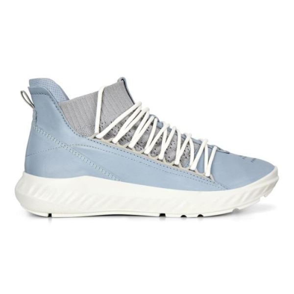 ECCO SHOES -ST.1 LITE WOMEN'S SNEAKER-DUSTY BLUE/CONCRETE