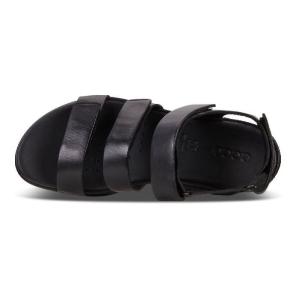 ECCO SHOES -FLASH FLAT SANDAL-BLACK