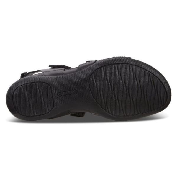 ECCO SHOES -FLASH FLAT SANDAL-BLACK