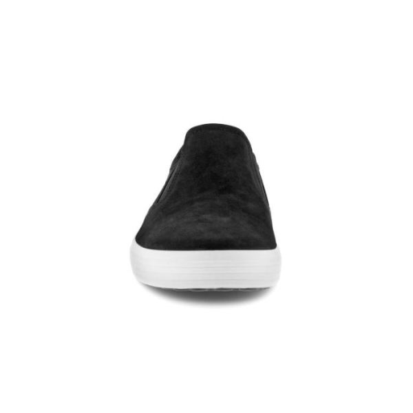 ECCO SHOES -SOFT 7 MEN'S SLIP ON 2.0-BLACK/BLACK