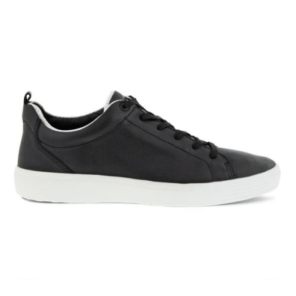 ECCO SHOES -SOFT 7 MEN'S CRAZE SNEAKER-BLACK/WHITE