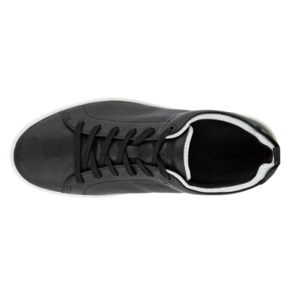 ECCO SHOES -SOFT 7 MEN'S CRAZE SNEAKER-BLACK/WHITE
