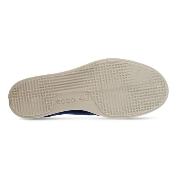 ECCO SHOES -COLLIN 2.0 MEN'S RETRO SLIP-ON-NAVY/NIGHT SKY
