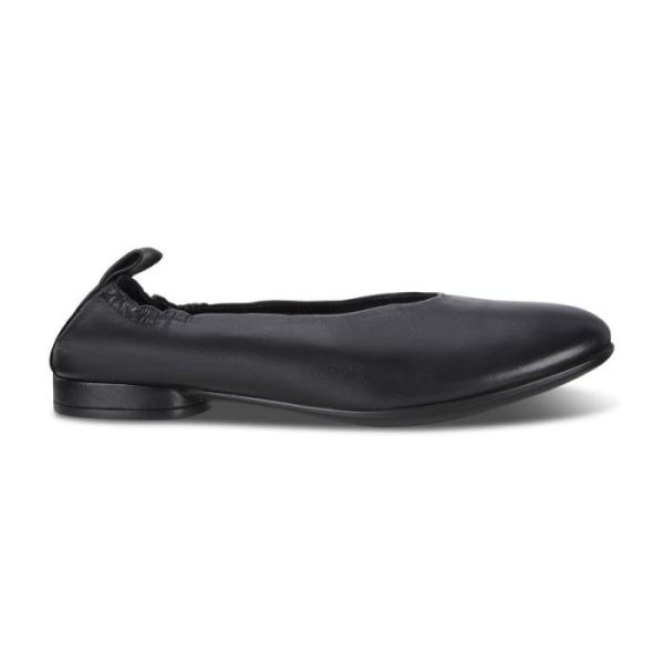 ECCO SHOES -ANINE WOMEN'S FLAT BALLERINA-BLACK