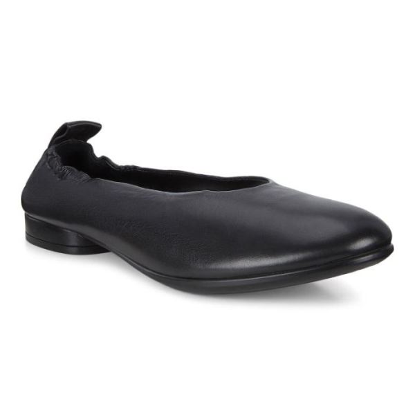 ECCO SHOES -ANINE WOMEN'S FLAT BALLERINA-BLACK