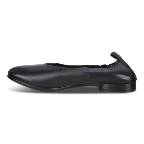 ECCO SHOES -ANINE WOMEN'S FLAT BALLERINA-BLACK