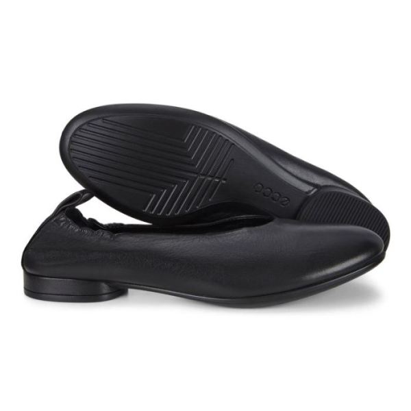 ECCO SHOES -ANINE WOMEN'S FLAT BALLERINA-BLACK