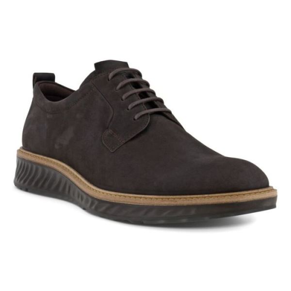 ECCO SHOES -ST.1 HYBRID MEN'S PLAIN TOE 2.0-LICORICE