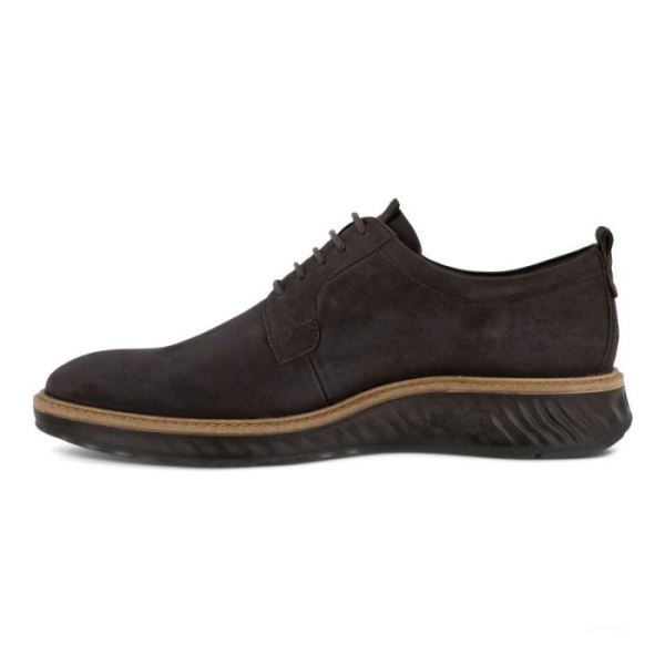 ECCO SHOES -ST.1 HYBRID MEN'S PLAIN TOE 2.0-LICORICE