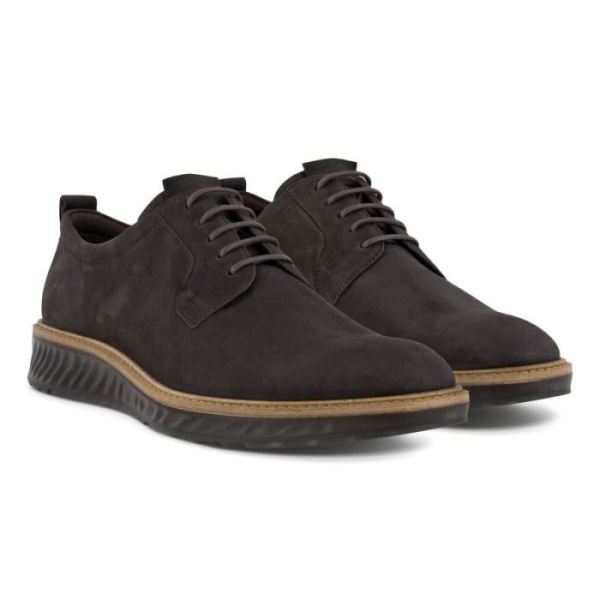 ECCO SHOES -ST.1 HYBRID MEN'S PLAIN TOE 2.0-LICORICE