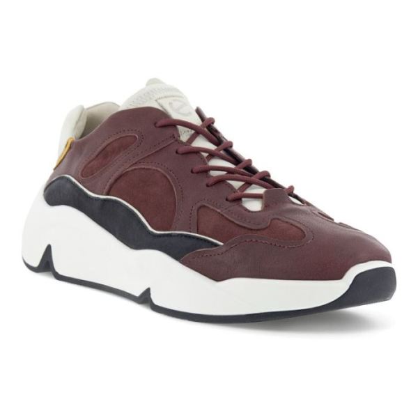 ECCO SHOES -CHUNKY MEN'S COLOR POP SNEAKER-ANDORRA/ANDORRA/BLACK/GRAVEL