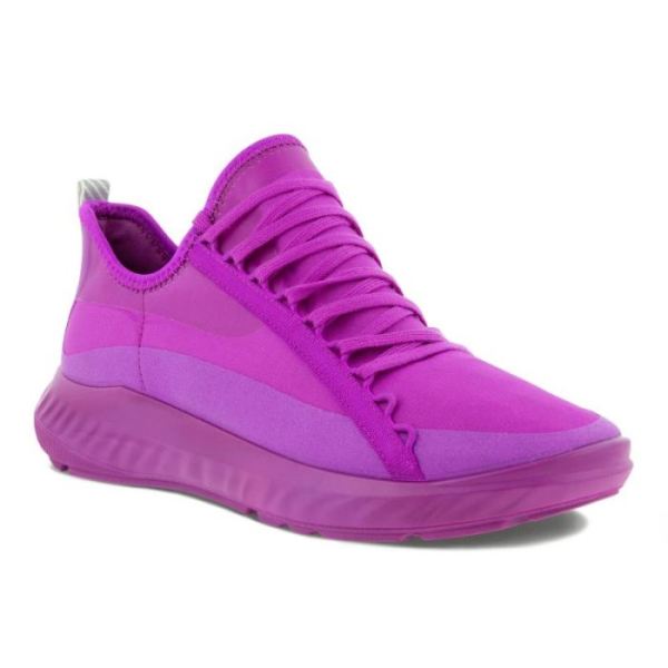 ECCO SHOES -ST.1 LITE WOMEN'S ATHLEISURE SNEAKER-PHLOX NEON/PHLOX NEON