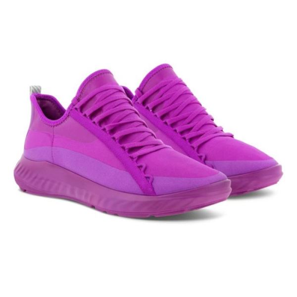 ECCO SHOES -ST.1 LITE WOMEN'S ATHLEISURE SNEAKER-PHLOX NEON/PHLOX NEON
