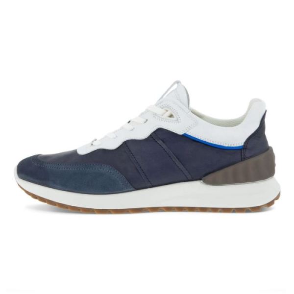 ECCO SHOES -ASTIR MEN'S RETRO TRAINER-OMBRE/NIGHT SKY/BRIGHT WHITE/DYNASTY