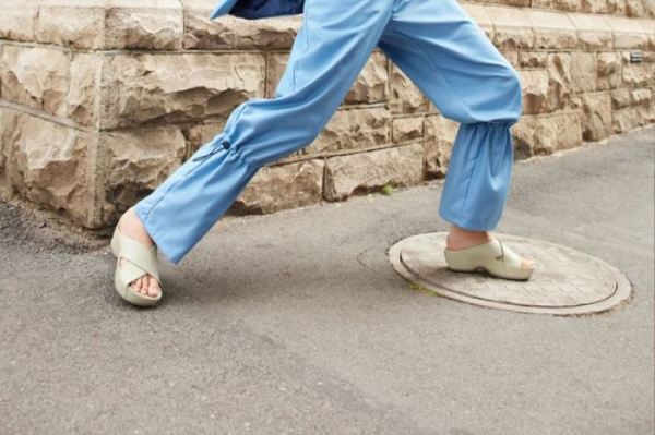 ECCO SHOES -IFLA WOMEN'S SLIDE-MATCHA