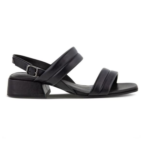 ECCO SHOES -ELEVATE SQUARED WOMEN'S SANDAL-BLACK