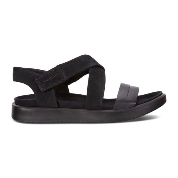 ECCO SHOES -FLOWT WOMEN'S SANDAL-BLACK/BLACK