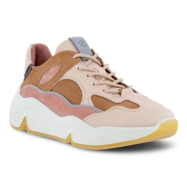 ECCO SHOES -CHUNKY WOMEN'S SNEAKER MULTI-MULTICOLOR TOFFEE