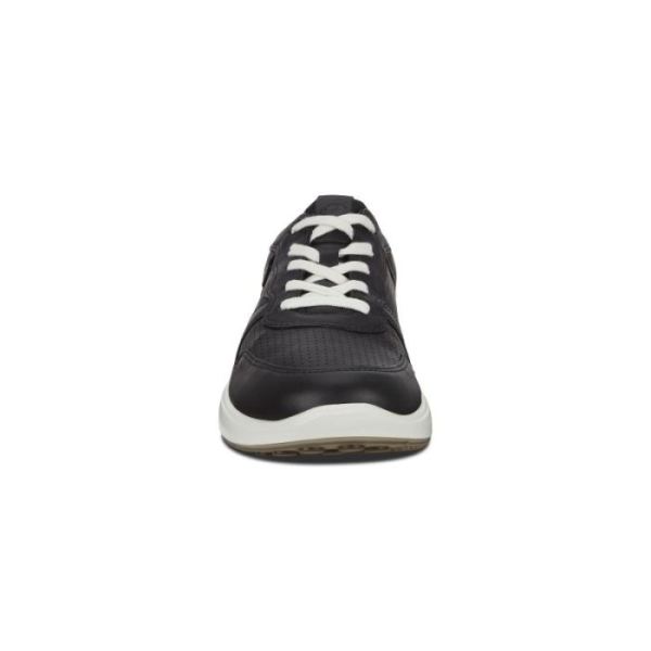 ECCO SHOES -SOFT 7 RUNNER MEN'S LACE-UP SNEAKERS-BLACK/BLACK