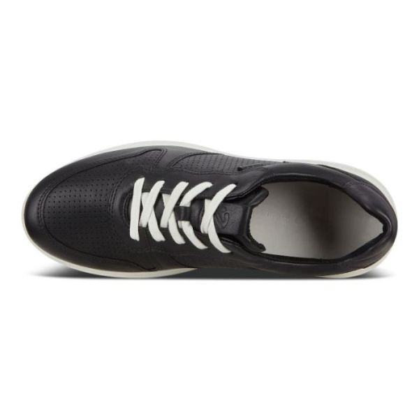 ECCO SHOES -SOFT 7 RUNNER MEN'S LACE-UP SNEAKERS-BLACK/BLACK