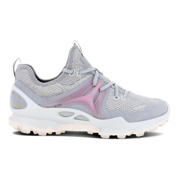 ECCO SHOES -BIOM C-TRAIL WOMEN'S KNIT-SILVER GREY/SILVER GREY