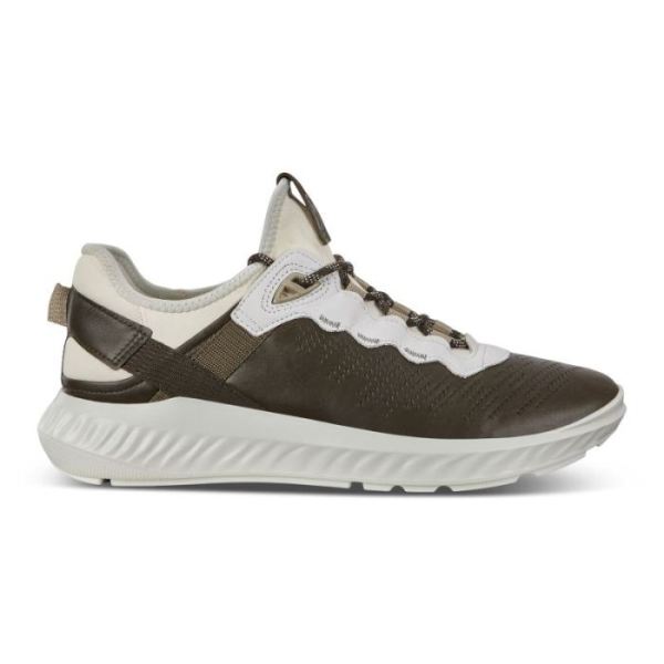 ECCO SHOES -ST.1 LITE MEN'S SNEAKERS-DEEP FORREST/WHITE