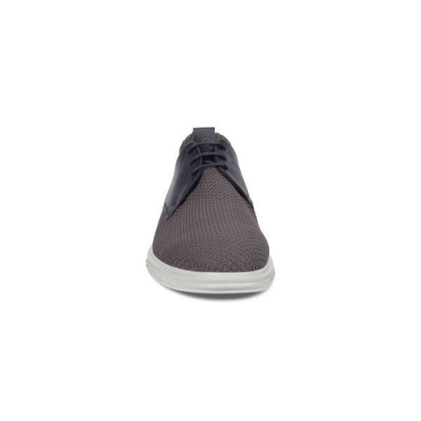 ECCO SHOES -ST. 1 HYBRID LITE SHOES-TITANIUM/DENIM BLUE