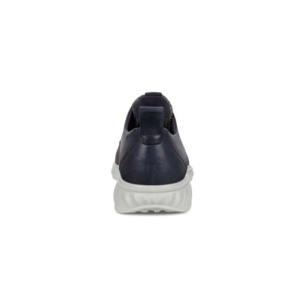 ECCO SHOES -ST. 1 HYBRID LITE SHOES-TITANIUM/DENIM BLUE