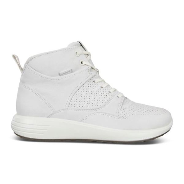 ECCO SHOES -SOFT 7 RUNNER WOMEN'S BOOTS-WHITE
