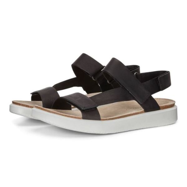 ECCO SHOES -CORKSPHERE WOMEN'S SANDAL-BLACK